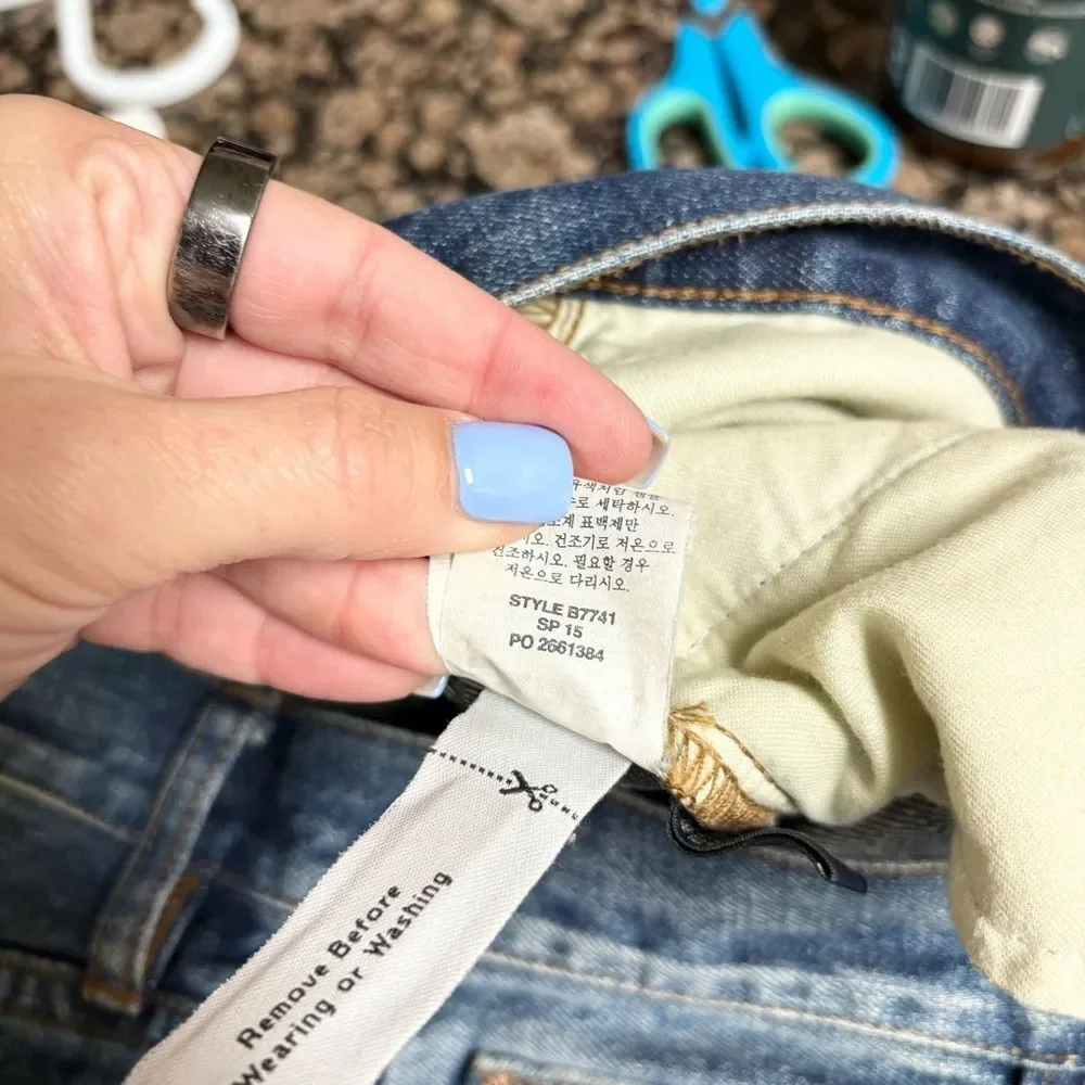 J. Crew Slim Broken In Boyfriend Distressed Women's Jeans Sz 29 100% Cotton